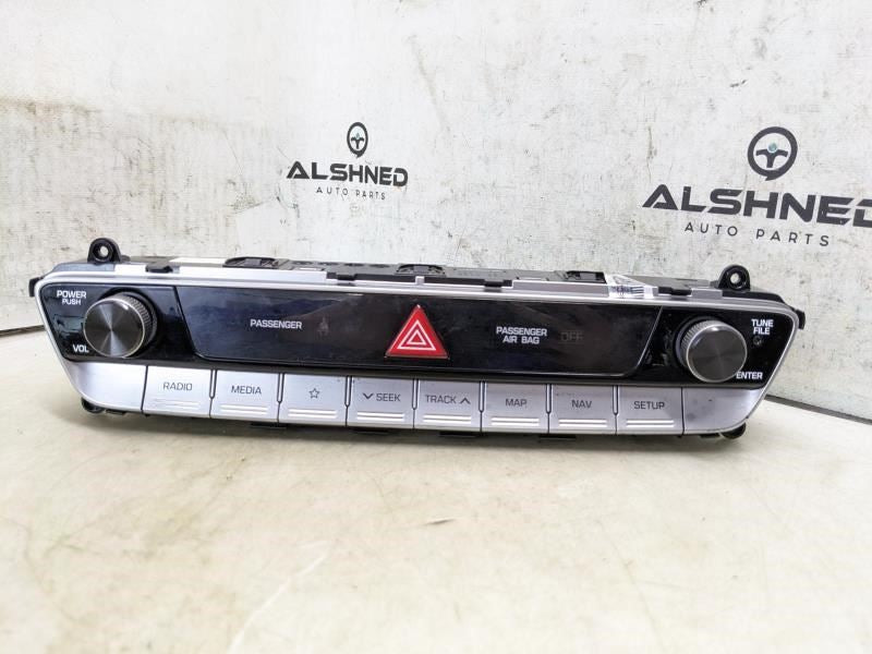 18-19 Hyundai Sonata Radio Hazard Clock Navigation Control Panel 94510-C1AG0 OEM - Alshned Auto Parts